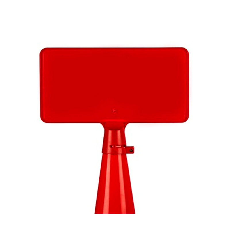 Message Plate for Traffic Cone