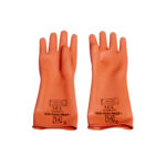Industrial Orange Or White Rubber Hand Gloves Special Quality