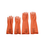 Industrial Orange Or White Rubber Hand Gloves Special Extra Thick Quality Marked 2