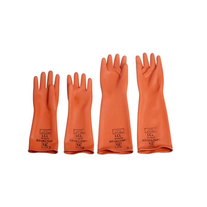Industrial Orange Or White Rubber Hand Gloves Special Extra Thick Quality Marked 2