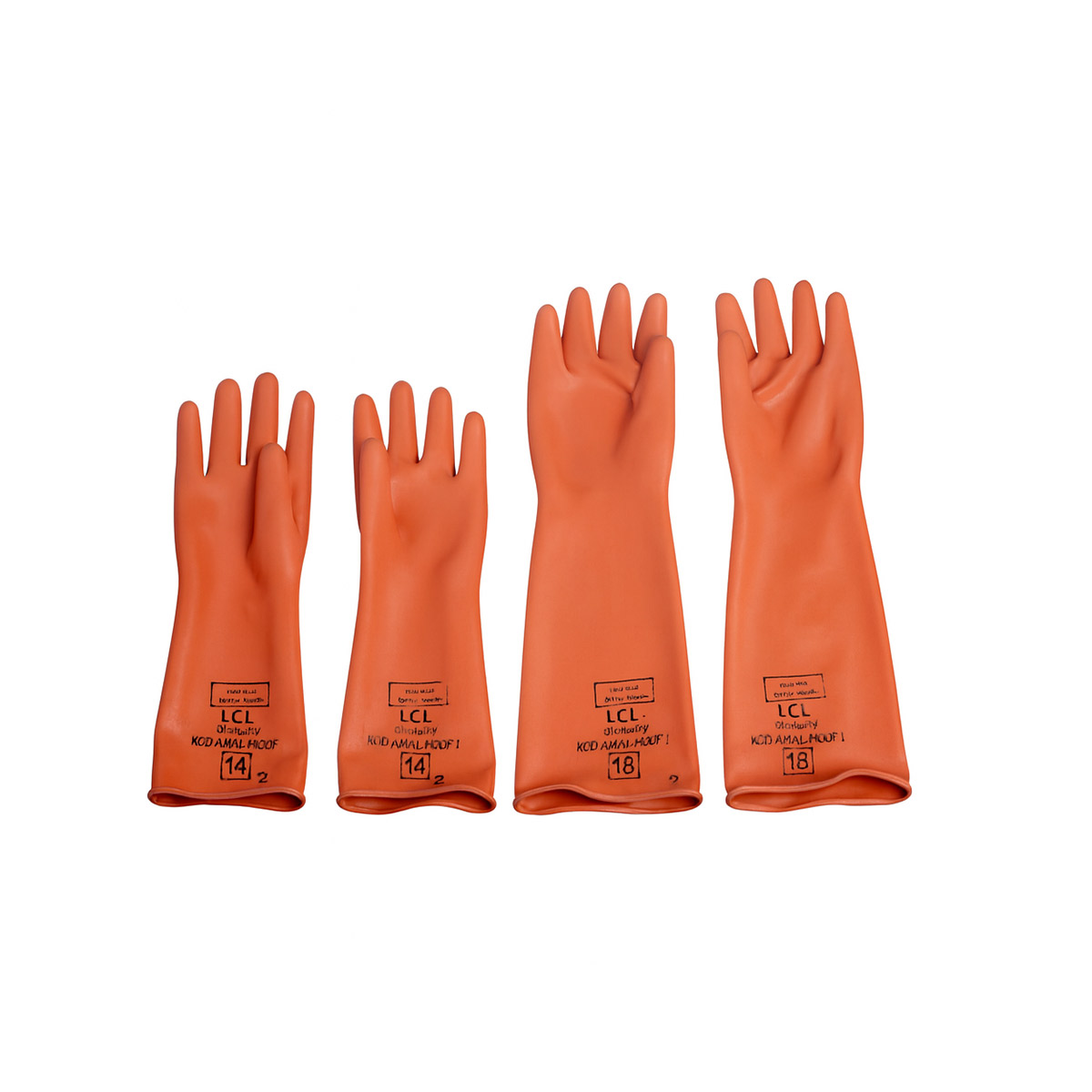 Industrial Orange Or White Rubber Hand Gloves Special Extra Thick Quality Marked 2 Industrial Orange Or White Rubber Hand Gloves Special Extra Thick Quality Marked 2