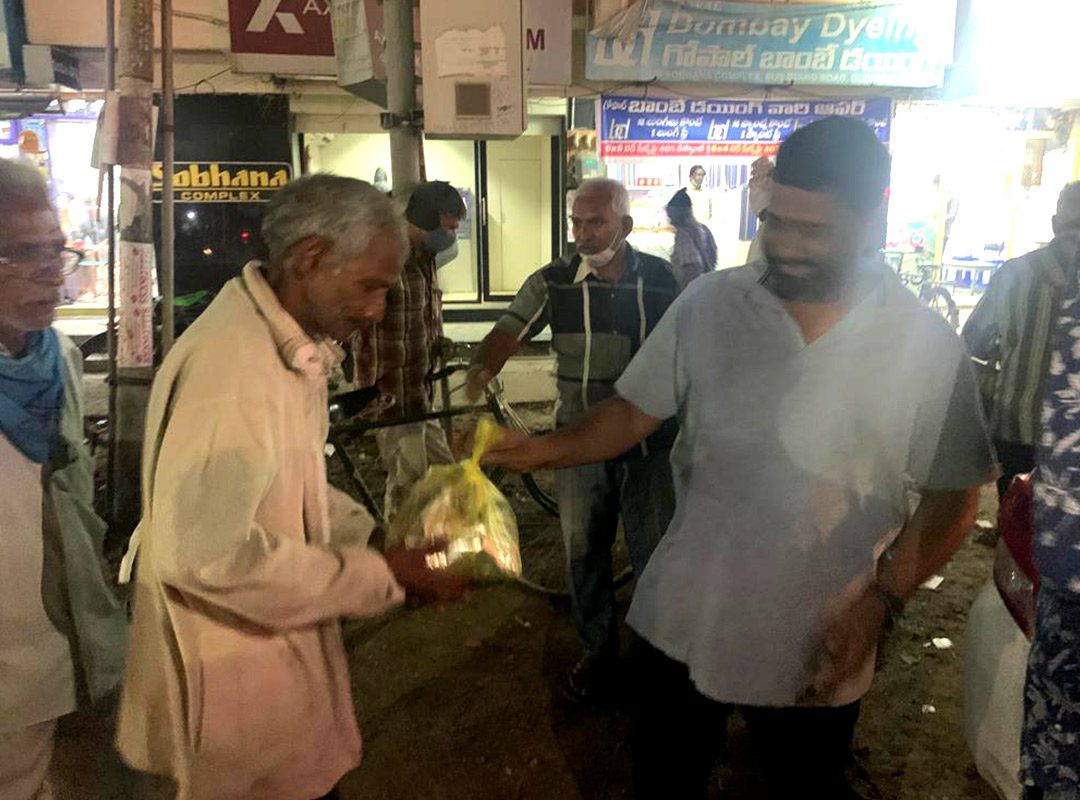 Food and Blanket Distribution for Homeless enfc india 01