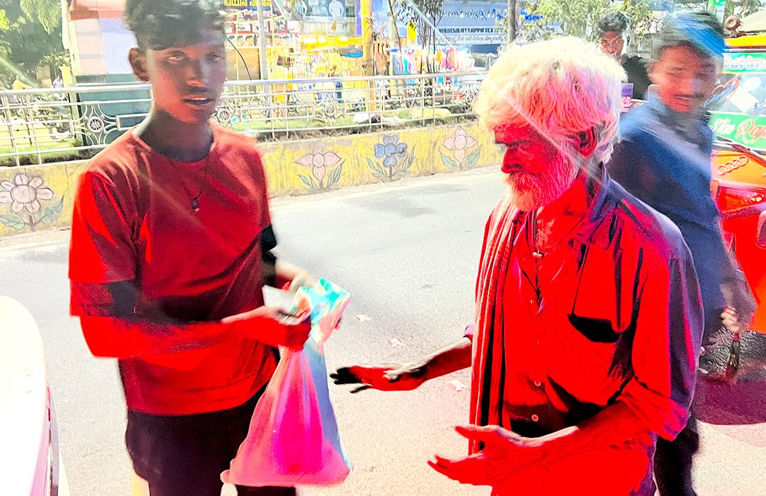 Food & Blanket Distribution for Homeless
