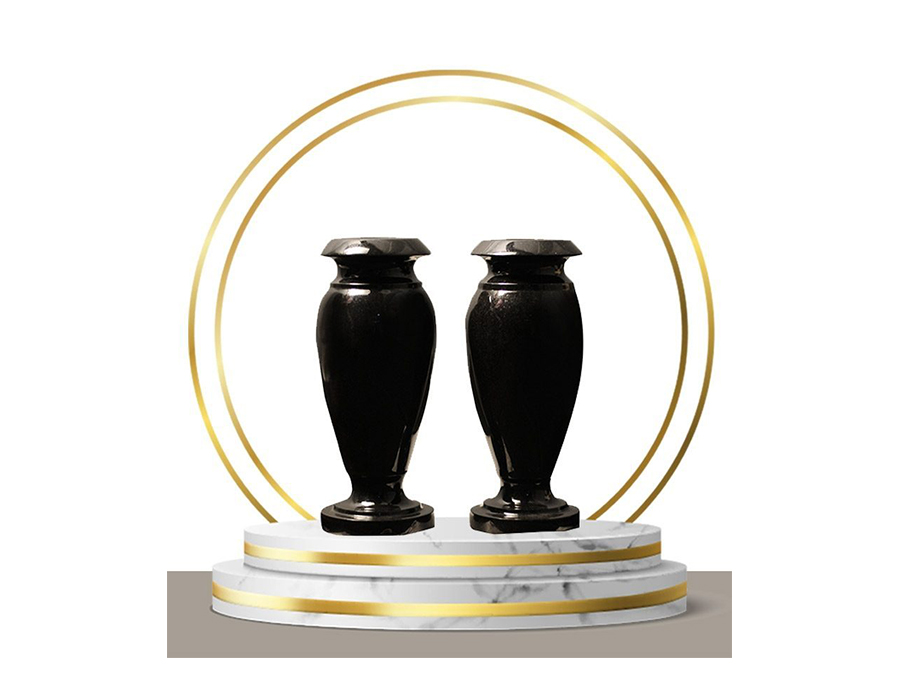 Ogee Granite Cremation and vase img