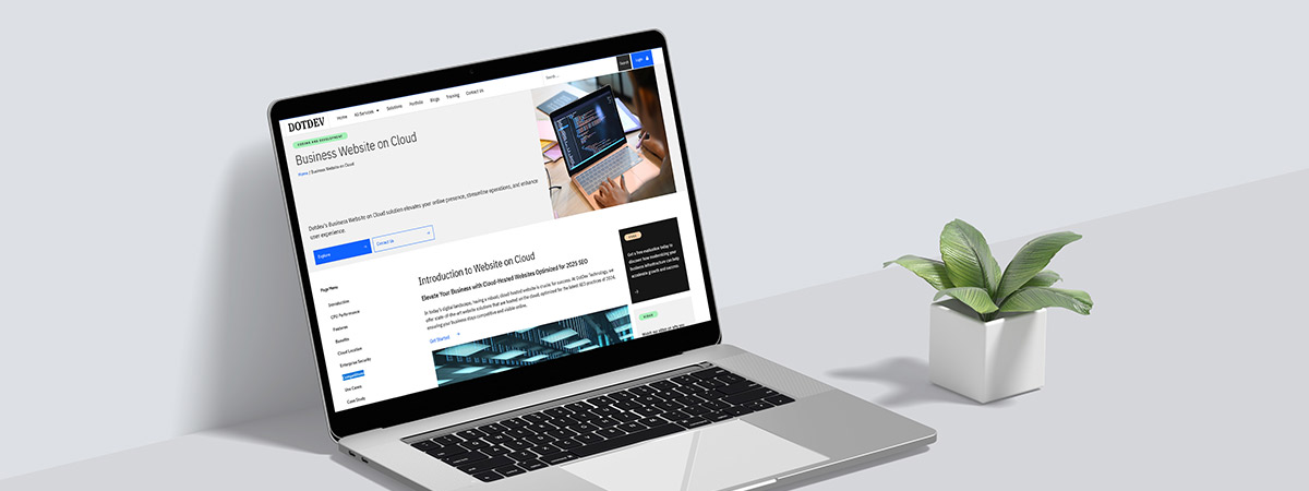 website on cloud 4