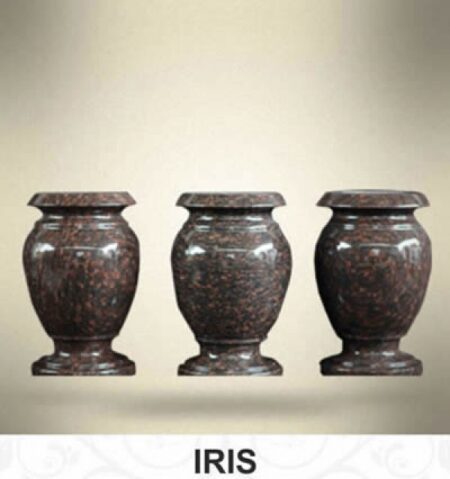 Ogee Granite Cremation and Vase 14